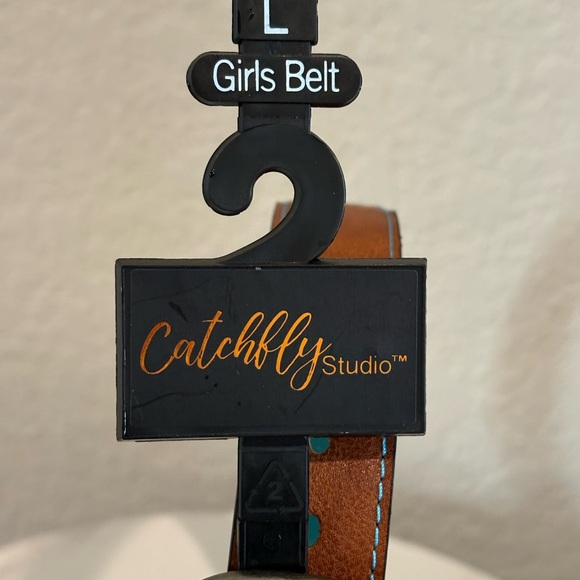 Catchfly ArrowEmbroidery Girls Size Large Belt NWT - Picture 6 of 11